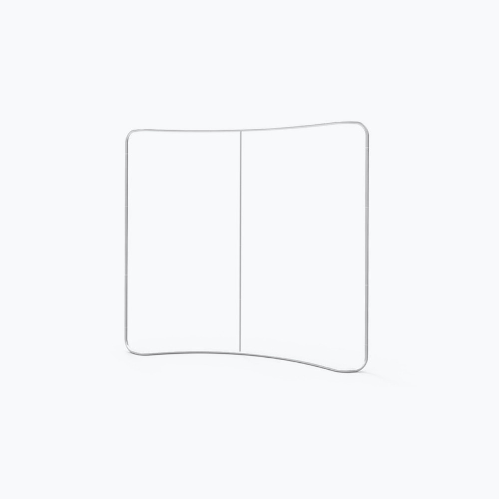 8ft Curved Tension Fabric Display (Hardware Only)