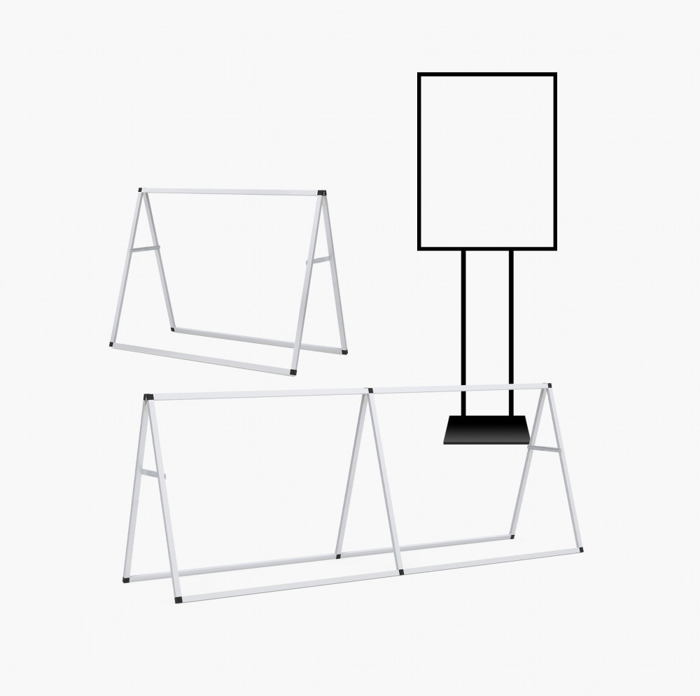 A Frame and Sign Holder Hardware