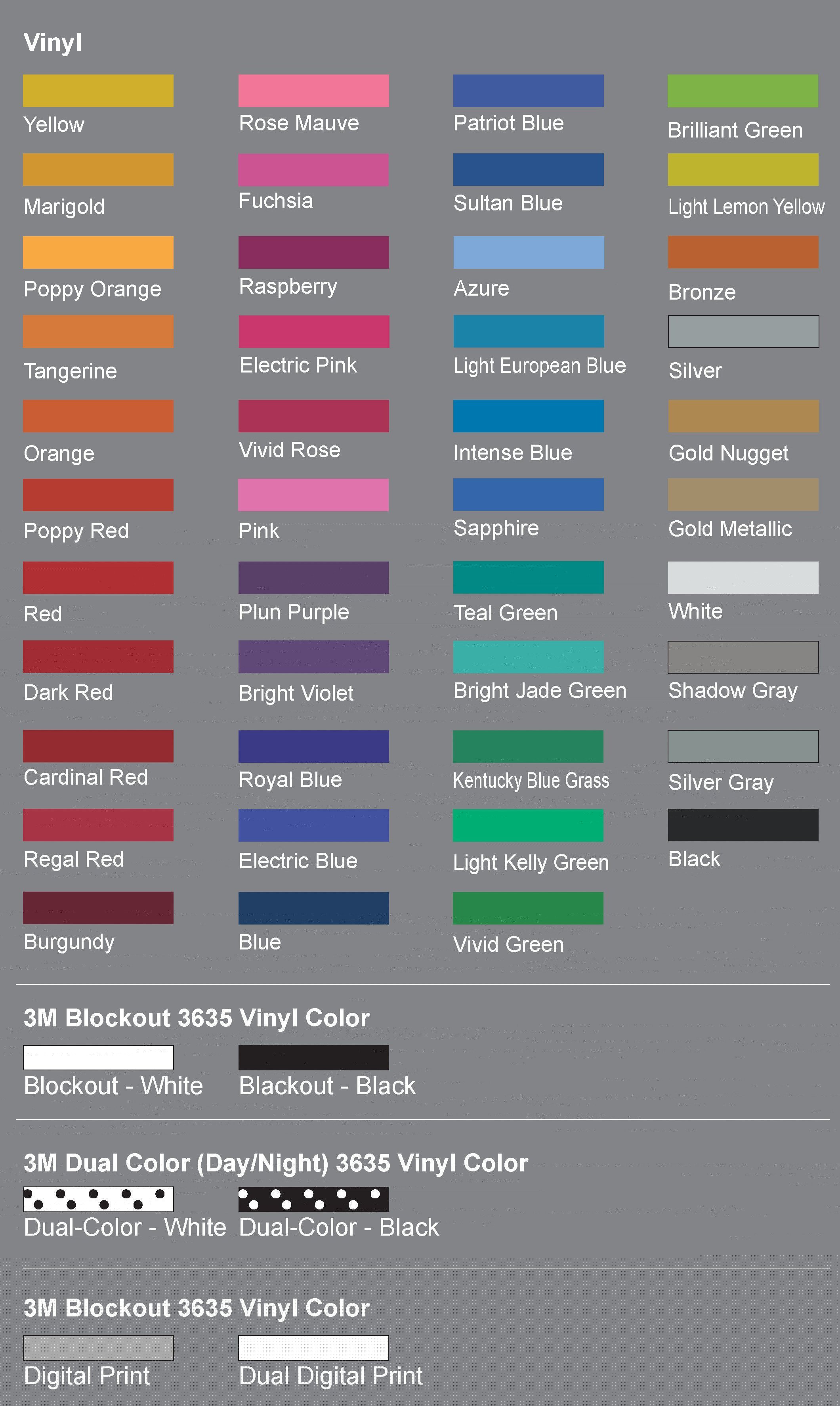 Vinyl Options